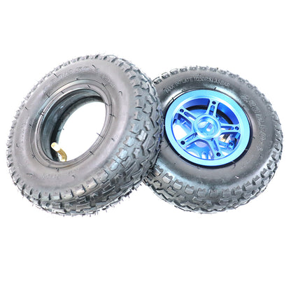 9'' Pneumatic All Terrain Tire Kit with 11'' truck and two battle hardened belt motor for DIY off road board