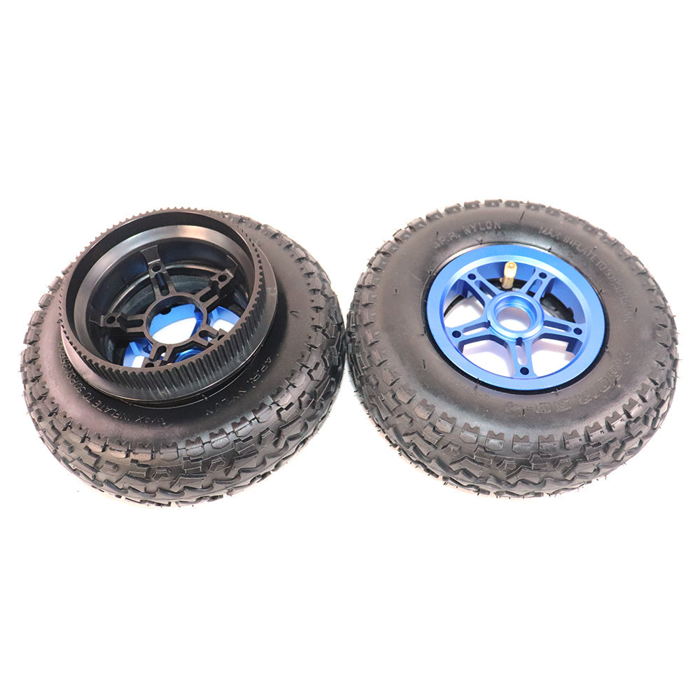 9'' Pneumatic All Terrain Tire Kit with 11'' truck and two battle hardened belt motor for DIY off road board